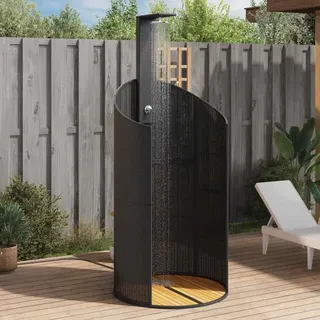 vidaXL Gartendusche grau 100x100x241,5 cm