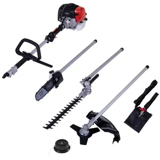 SCHEPPACH 4IN1 Benzin Motorsense MT33P Hochentaster Heckenschere Kettensäge