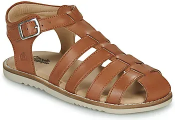 Citrouille et Compagnie  Flache Sandalen ASMILO  in Braun, 37