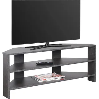 Ricoo TV Lowboard 110 x 45 x 36 cm Fernsehtisch Betonoptik Grau – WM069-BG, tv Board tv Schrank, Eckschrank für Fernseher, Fernsehtisch, TV Bänke & Lowboards, tv möbel & phonomöbel TV Sideboard