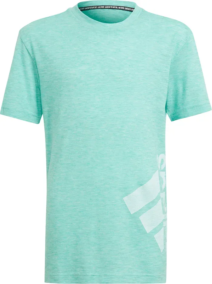 Kinder Adidas AG Adidas Kinder T-Shirt B Sum Tee - acid mint mel/white/white - 128