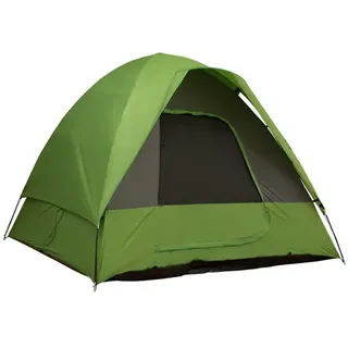 Outsunny Campingzelt für 4-5 Personen grün 300 x 300 x 230 cm