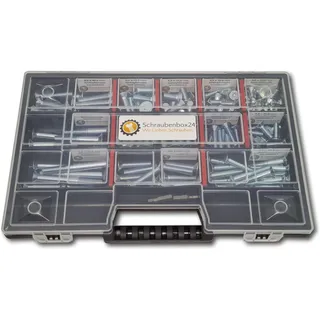Schraubenbox24 Senkkopfschrauben Sortiment M6-M8 10 mm-70 mm 160 Stück