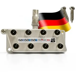 Breitband Kabel Verteiler 8-fach TV Weiche BK DVB-T DVBT2 Kabelfernsehen