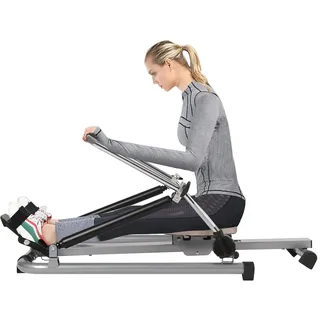 MEELRYD Rudergerät für Zuhause | Klappbar Hydraulische Justierbare Rudermaschine | Bauchtrainer mit Verstellbaren | Emtiness Machine | Rückentrainer für Cardio-Übungen