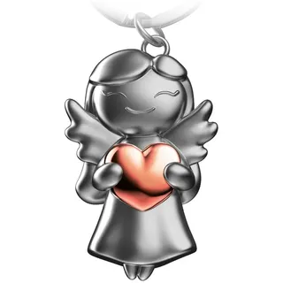 FABACH Schutzengel Star mit Herz - Glücksbringer Liebe - Geschenk - Süßer als Geschenkidee für Freundin Roségold - Einheitsgröße