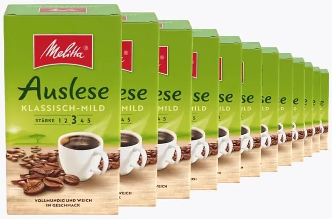 Melitta® Auslese Mild gemahlen 12 x 500g