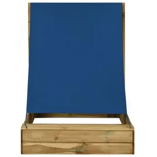 vidaXL Holzsandkasten mit Dach 160x100x133 cm braun