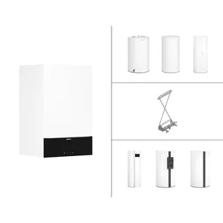 Viessmann Paket Vitodens 200-W B2HH Gas-Brennwertheizgerät Umlauf 7" Montagehilfe und Anschlussset