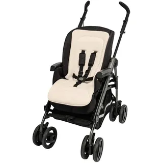 AltaBeBe Sitzauflage Buggy Einlage Kinderwagen Zubehör - Sitzunterlage - Memory Foam - Atmungsaktiv - Baby Sitzauflagen und Unterlage 75x35 cm - Farbe: beige