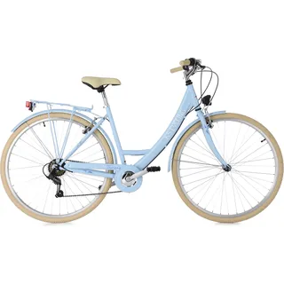 KS-Cycling KS Cycling Damenfahrrad Cityrad 6-Gänge Toskana 28 Toscana Blau RH 48cm