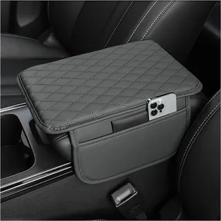 nelyouno Auto Armlehnenkissen, für Hyundai Tucson NX4 2025 2026 wasserdicht Auto Mittelkonsole Pad Mittelarmlehnenabdeckung Armlehnenschoner,D