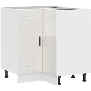 vidaXL Eckunterschrank Porto 0 x 0 x 0 cm Weiß