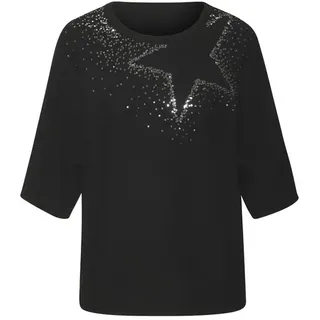 LASCANA Rundhalsshirt Damen schwarz Gr.32/34