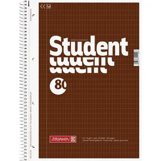 Brunnen Collegeblock Student Lineatur 23 rautiert DIN A4 Innenrand