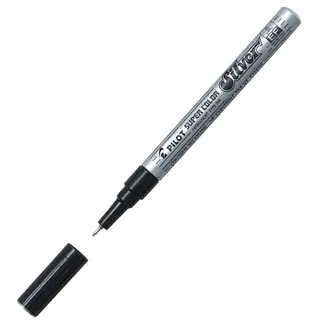 Pilot Pen Permanent Marker 0,5 mm 3 St. Silber