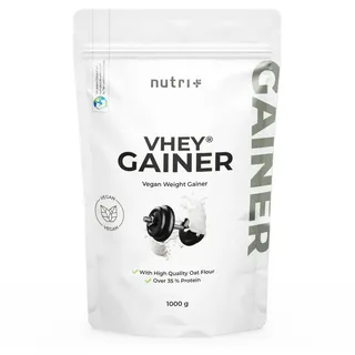 Nutri + nutri+ Vhey Gainer 1kg - hochkalorisch 1000 g