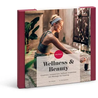mydays Geschenkbox Wellness & Beauty, Erlebnisse an 176 Standorten, Erlebnis-Gutschein für 1 Person