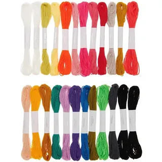 Rico Design Stickgarnset Multicolour Fashion, 24-teilig