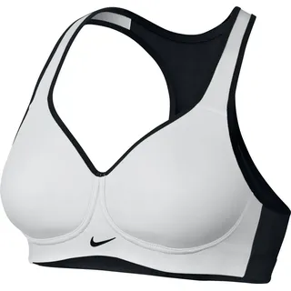 Nike Damen Top New Pro Rival Sport-Bh, Mehrfarbig (Schwarz/Weiß), 80A (Herstellergröße: 36A)