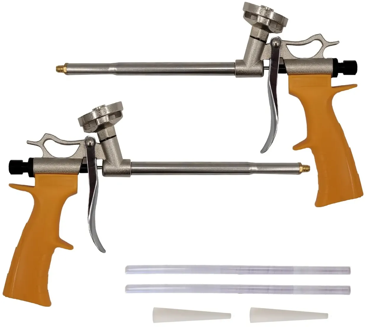 2x Schaumpistole Aluminium Schaum Pistole Bauschaumpistole Montagepistole Alu...