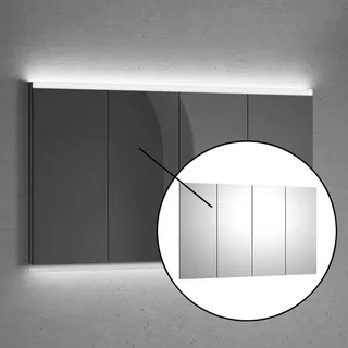 Neoro n50 | n50T46 Spiegelfront-Set für Spiegelschrank B: 140 cm, 4 Stück, BL001139,
