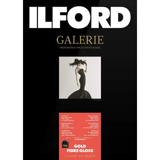 Ilford 2004031 – Fotopapier, Gold Fibre Gloss, A4, weiß, 25 Blatt