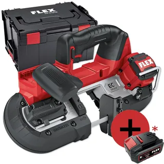 Flex Akku-Bandsäge SBE 64 18-EC Solo 18V mit Transportkoffer L-BOXX