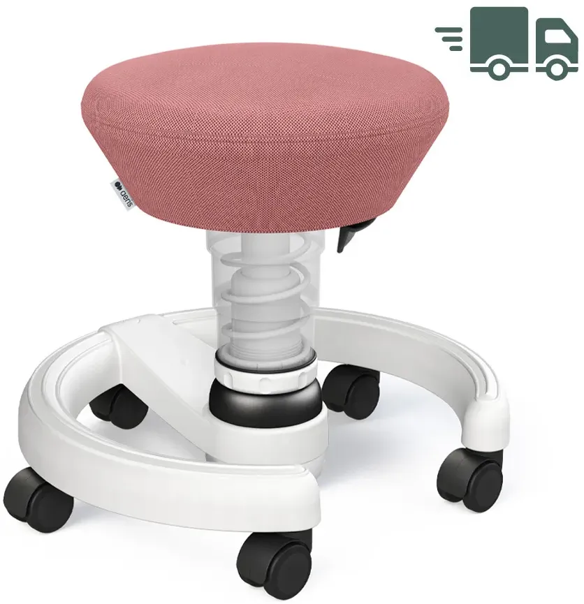 Aeris Swoppster Kinderstuhl | Rosa | Gestell weiß