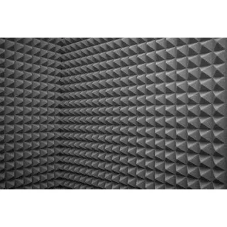 Akustikplatte Schallabsorber 50X50X5 cm Zur Akustischen Behandlung. Nicht Vakuumverpackt (grau)