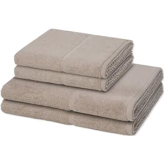 Handtuch-Set (4-teilig) Cashmere Grau