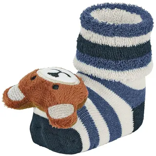 Sterntaler Rasselsöckchen - Bär - Blau - Gr. 15 / 16