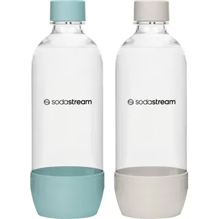 Sodastream Flaschen Blau/Beige, 2 Stück, 1L