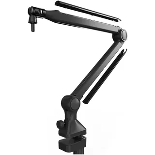 Piceioep Desktop Boom Arm Mikrofon Standhöhe Einstellbarer Rack C Clip Mount Für Büro Und Heimstudio Professionelle Nutzung