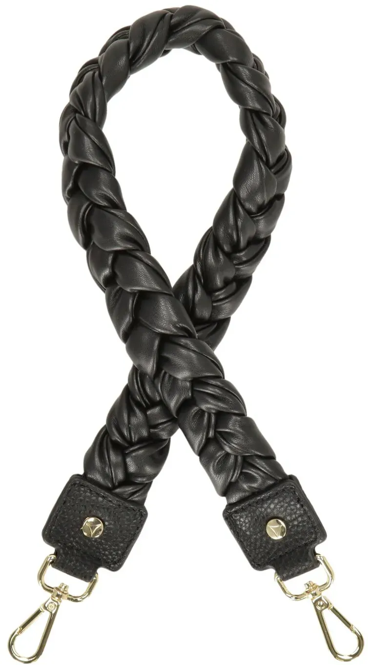 HEY MARLY Schulterriemen Braided Strap black
