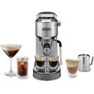 De'Longhi Dedica Duo, Siebträgermaschine, Silber