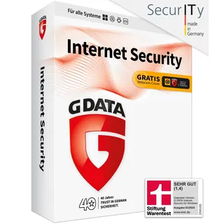 G DATA Internet Security 2024 | 3 Geräte | 1 Jahr | für PC, Mac, Android, iOS | zukünftige Updates inklusive | Made in Germany | Aktivierungscode und Webcam-Cover Box per Post