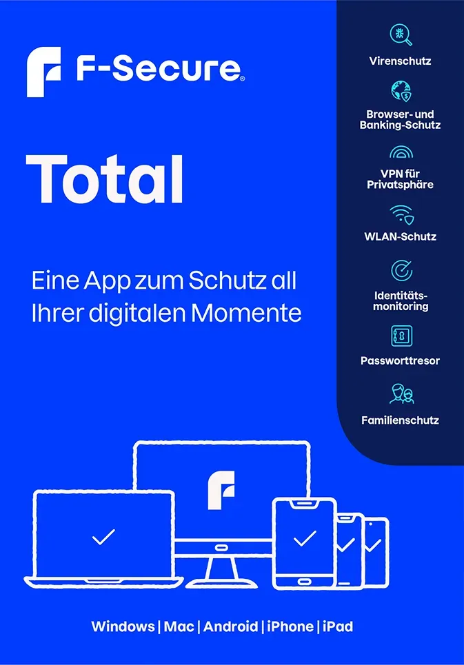 F-Secure TOTAL (1-Jahres-Lizenz)