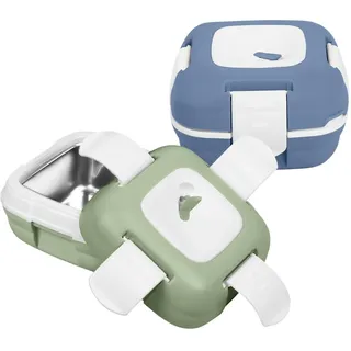 Pinnacle Isolierte Lunchbox, auslaufsicher – Thermo-Lunchbox mit Wärmeabgabe-Ventil 473,6 g ~ 2 Stück ~