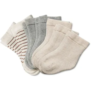 Tchibo - 7 Paar Baby-Frottier-Socken - Herren - Gr. 13-15 - hellbraun