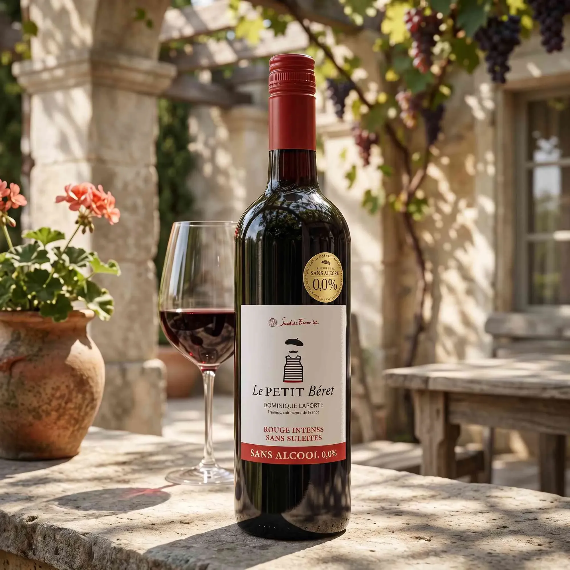 Le Petit Beret NV Le Petit Beret Rouge Intense Alkoholfrei Cabernet Sauvignon,Syrah Frankreich