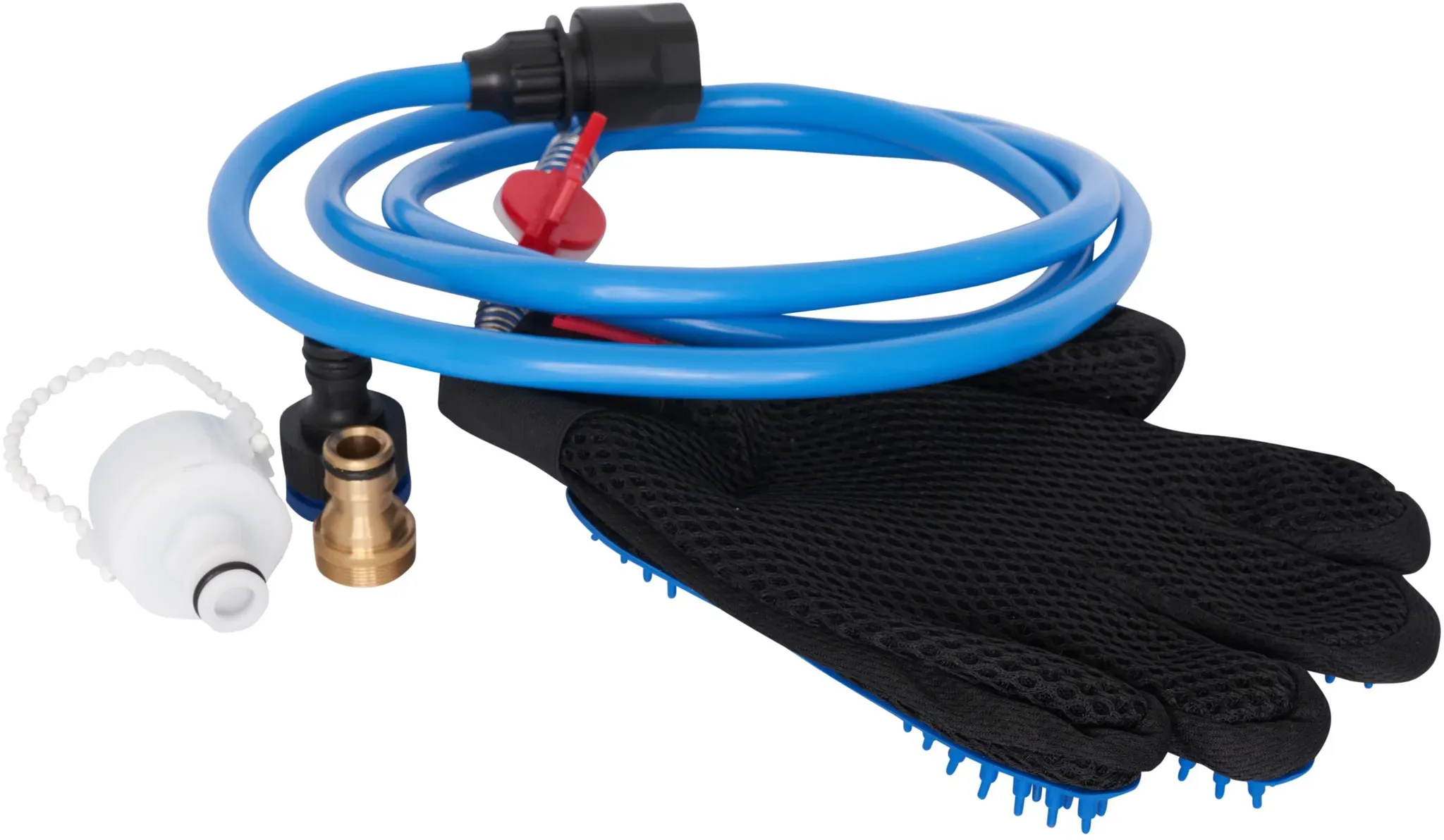 Imperial Riding Putz/Massage Handschuh Blue, Größe: 1SIZE