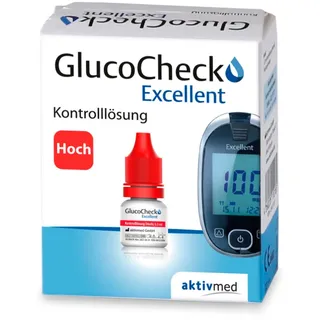 GlucoCheck Excellent Kontrolllösung (hoch) 1 ml Lösung