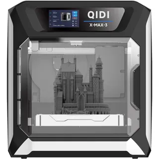 QIDI TECH MAX3 3D-Drucker,Allround 3D-Drucker für große Formate,600mm/s schneller Druck,hohe Präzision&hohe Geschwindigkeit in Industriequalität,automatische Nivellierung,65°C Kammerwärme,325*325*315mm