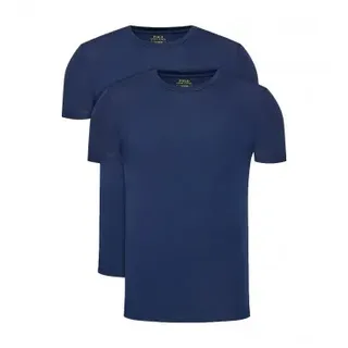 Polo Ralph Lauren für Herren. 714835960004 2er-Pack Classic Crew navy T-Shirts (XL), Heimtextilien, Baumwolle, Kurzarm, Marine