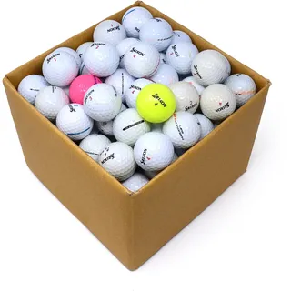 Second Chance Srixon 100 Golfbälle, recycelt, Lake Balls, Verschiedene Modelle, Klasse B, Golfball