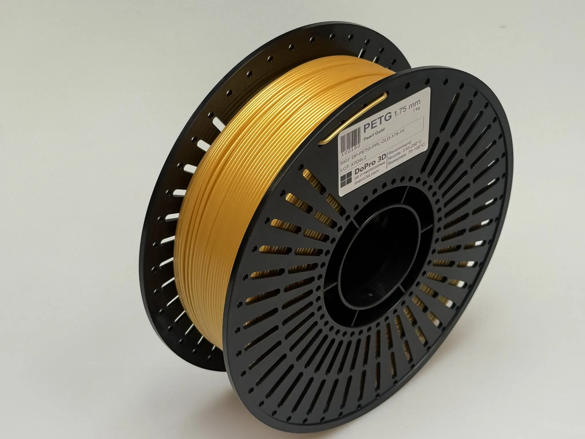 DoPro 3D PETG Filament Pearl Gold – Nexyl Class – 1,75 mm – 1,0 kg