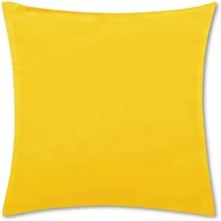 BestLivings Kissenbezug Gelb (60x60 cm) mit verdecktem Reißverschluss - viele Größen und Farben