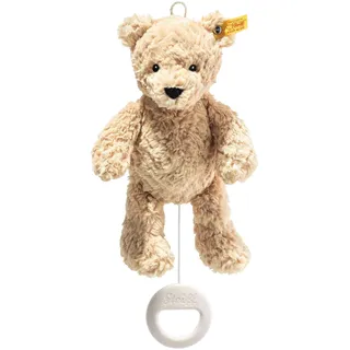 Steiff 242458 - Jimmy Teddybär Spieluhr (Melodie: Guter Mond), beige, Plüsch, 26 cm