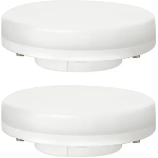 SYLVANIA MicroLynx GX53 LED Warmweiß | 5W, Ersatz für 40W MLF | 470lm Leuchtmittel - 3000K | Schrankleuchte | 2er Pack